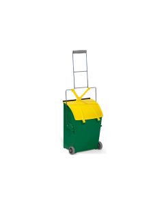 POCKER PATTUMIERA LT.15 VERDE C/COPERCHIO GIALLO