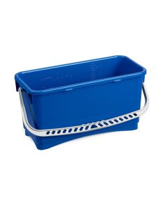 SECCHIO IN PLASTICA BLU LT.20 C/MANICO PLASTICA