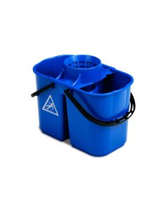 GEMINI SECCHIO LT.15 A DUE VASCHE C/STRIZZINO BLU