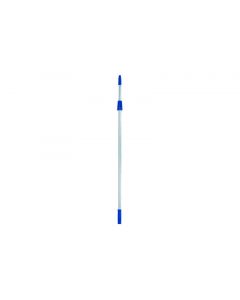 ASTA TELESCOPICA IN ALLUMINIO PZ.2X3,00 MT. C/IMPUGNATURA, GHIERA E CONO BLU