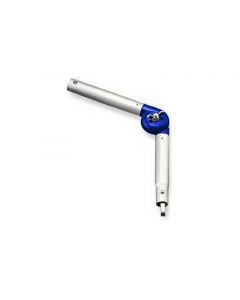 SNODO DENTATO PER ASTA TELESCOPICA BLU