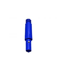 CONO TERMINALE BLU PER ASTA TELESCOPICA C/FILETTO EUROPEO